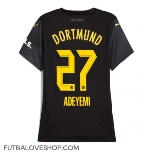 Dres Borussia Dortmund Karim Adeyemi #27 Preč pre Ženy 2024-25 Krátky Rukáv